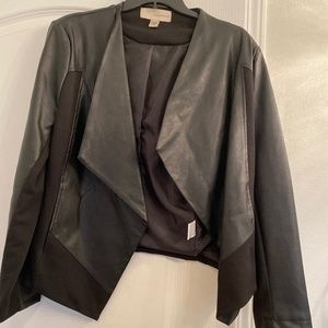 Bagatelle faux leather shorty jacket size Large